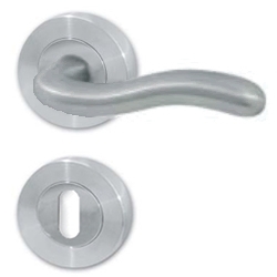 klika dveřní METAL EXTRA PLUS s rozetou ROYAL STEEL RSR 01