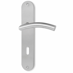klika dveřní se štítem METAL TUBE - MTS 05 72 BB