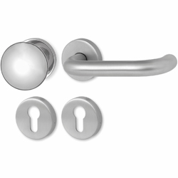klika dveřní s koulí METAL TUBE - MTK 02 PZ