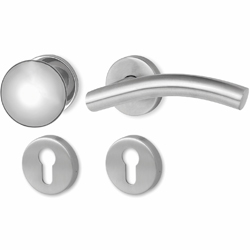 klika dveřní s koulí METAL TUBE - MTK 08 PZ