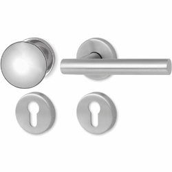 klika dveřní s koulí METAL TUBE - MTK 09 PZ