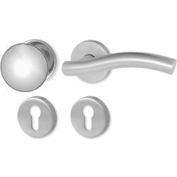 klika dveřní s koulí METAL TUBE - MTK 10 PZ
